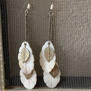 Feather earrings!